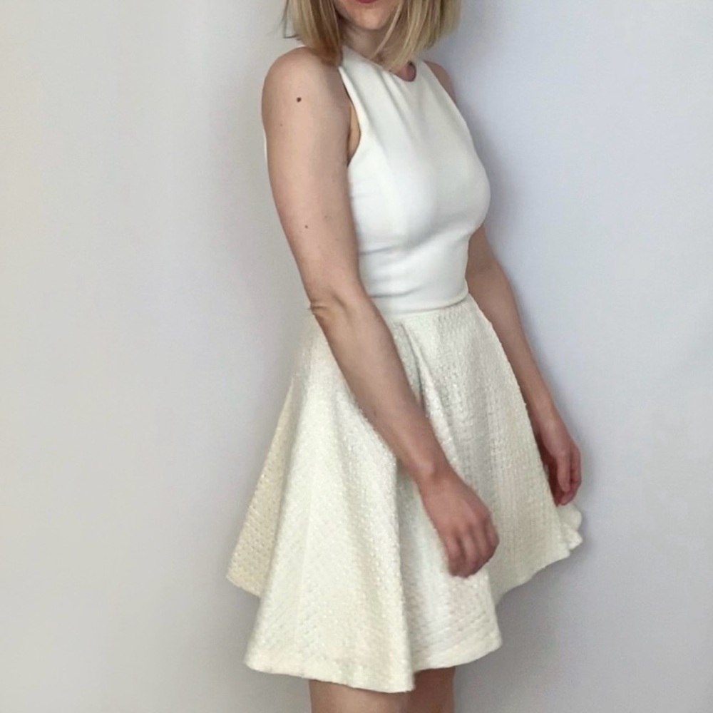 ❗️SALE❗️ Alice + Olivia Emerson Box Pleat Dress